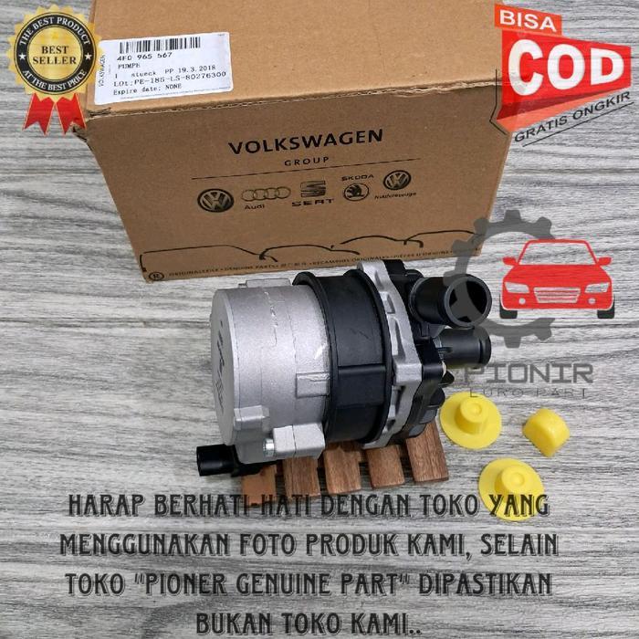 AUXILIARY WATER PUMP AUDI A6 C6, Q5, A5, A6 ADDITIONAL WATERPUMP AUDI ORIGINAL 4F0965567 8K0965567