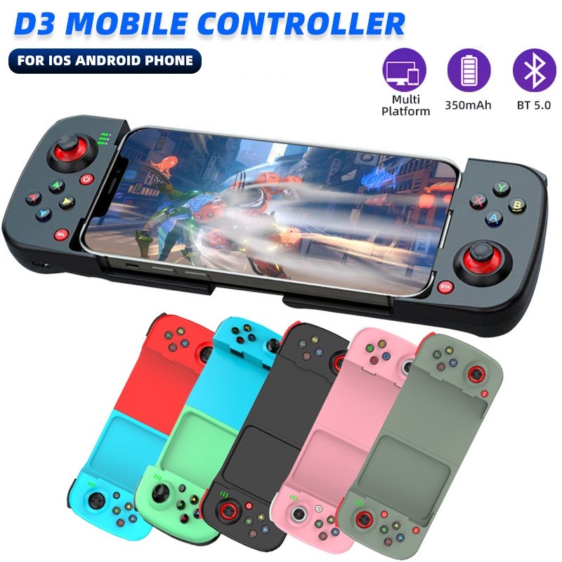 Wireless Bluetooth 5.0 Gamepad Stretable Game Controller For Mobile Phone Android & Ios Gamepad Joys