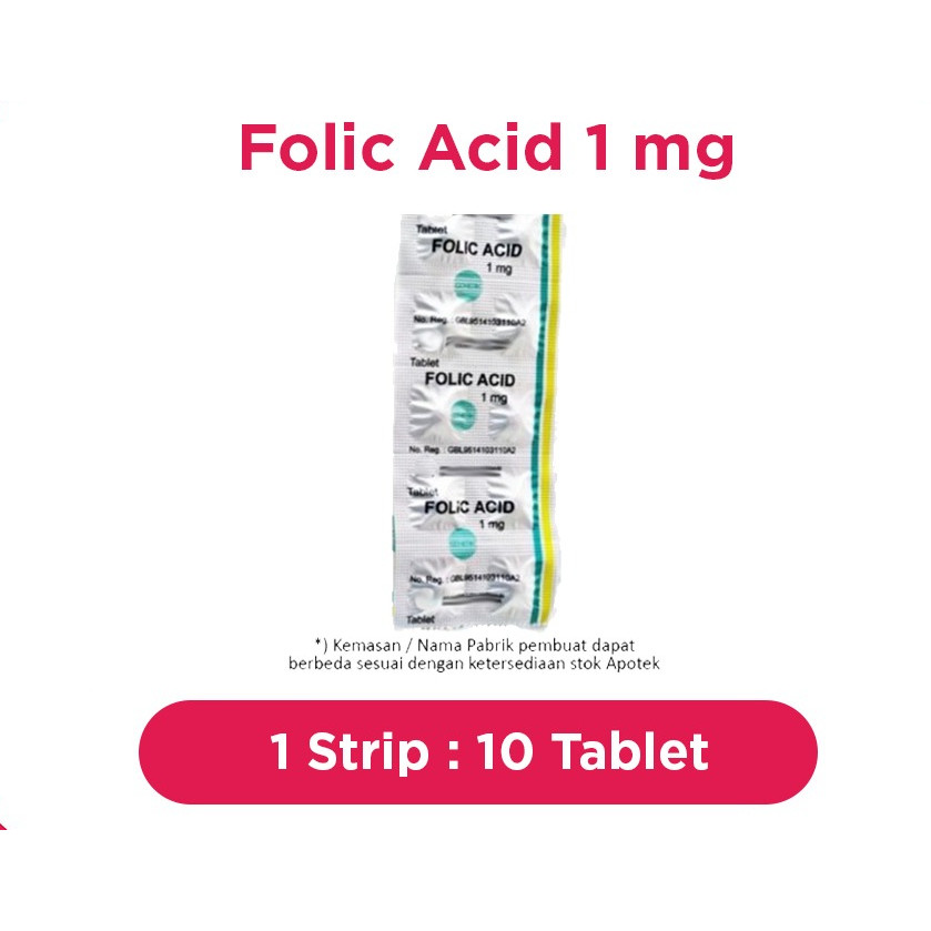 Folic Acid 1 mg | Asam Folat