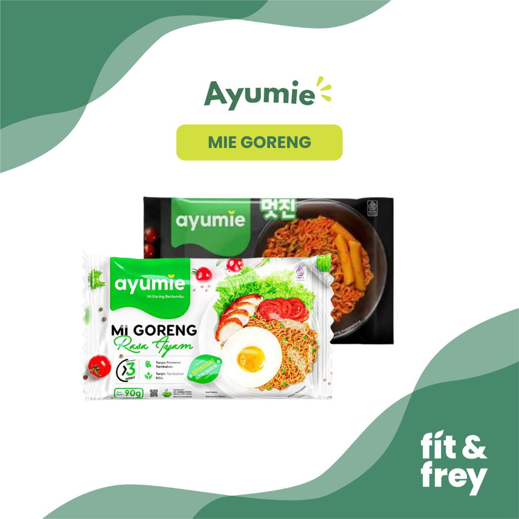 AYUMIE Mie Sehat - Mi Goreng Instan Rasa Ayam / Pedas Korea