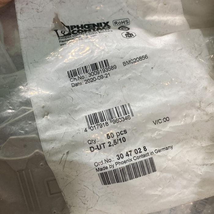PHOENIX CONTACT D UT 2.5/10