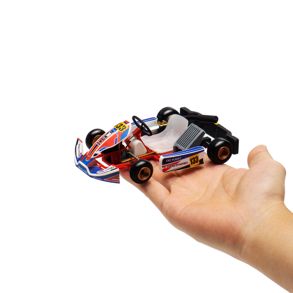 Minimum RC Sengi KART-80 Assembled RC Remote Control Micro Scale RC Car Simulation Kart go kart Kit 