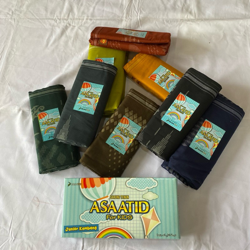 Sarung Anak Asaatid Junior Katun Warna Menarik