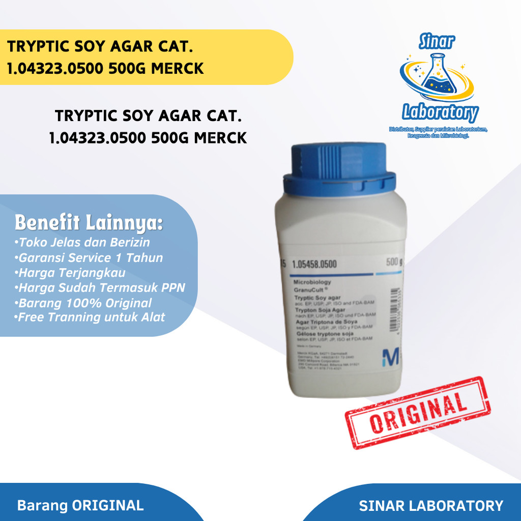 Tryptic Soy Agar Cat. 1.04323.0500 500g Merck