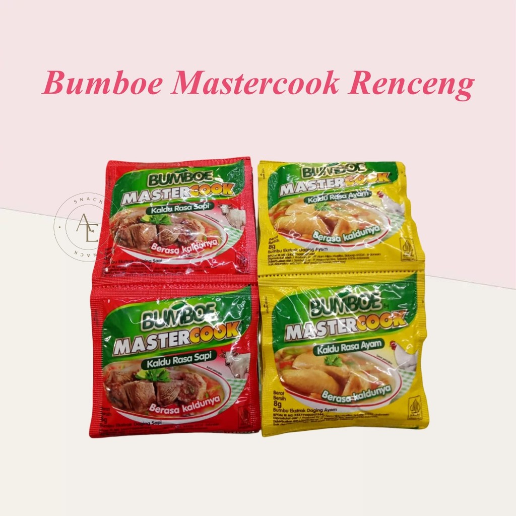 Bumboe Mastercook Renceng 8gr