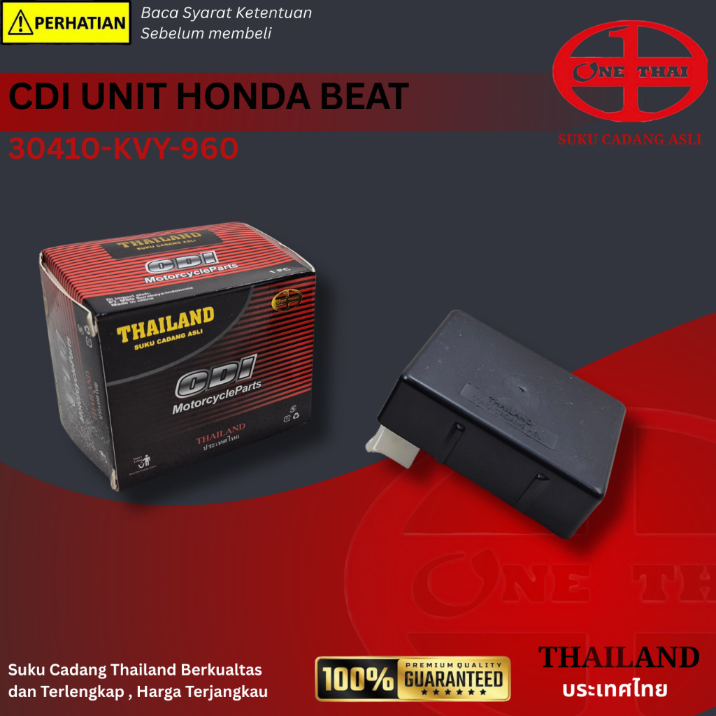 ONETHAI CDI Unit KVY Honda Beat Karbu Scoopy Spacy Karburator ECU Motor