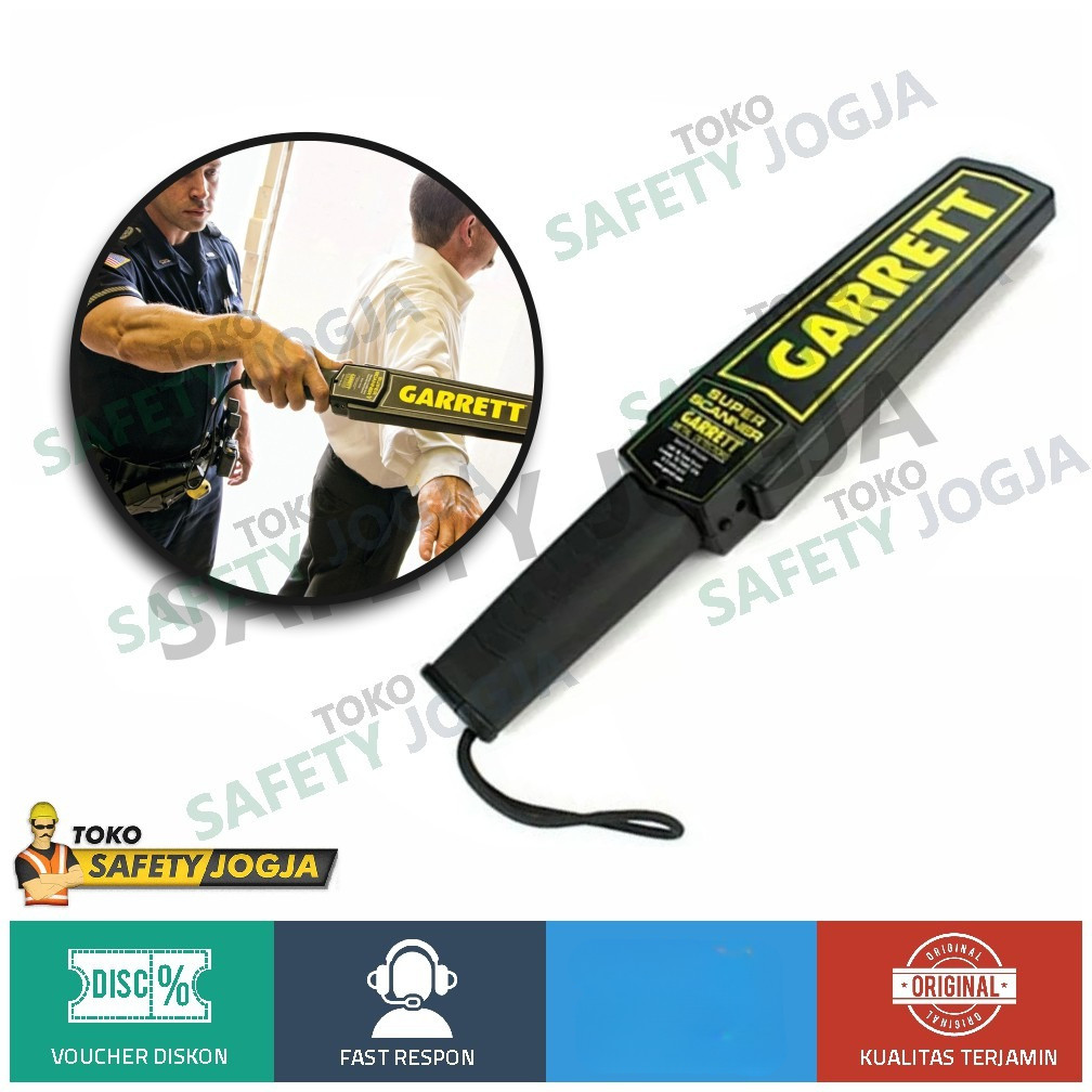 METAL DETEKTOR SUPERSCANNER / DETEKSI LOGAM