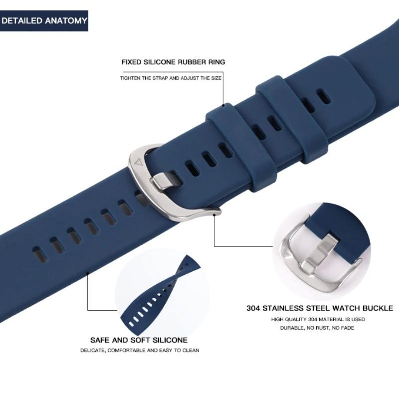 STRAP TALI SILICONE HUAWEI WATCH FIT SE SPECIAL EDITION 1 SOFT SILIKON SILICON RUBBER WRISTBAND HUAW