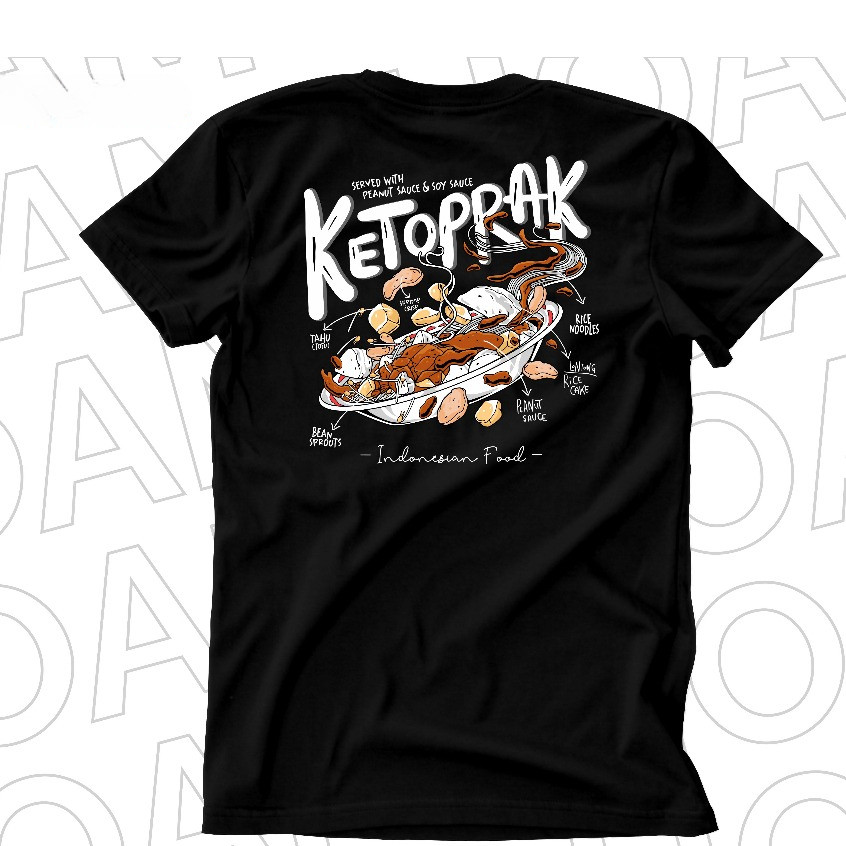 Kaos Ketoprak Katun Combed Unisex