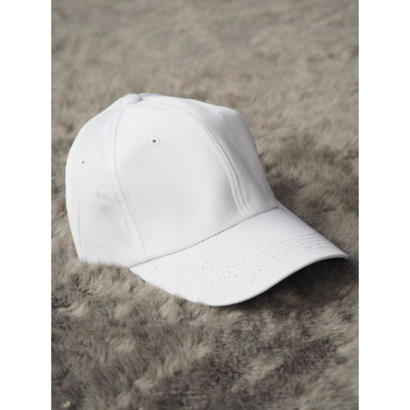 [ PUTIH POLOS ] TERMURAH TOPI BASEBALL WANITA & PRIA WARNA BANYAK VARIASI WARNA | V2