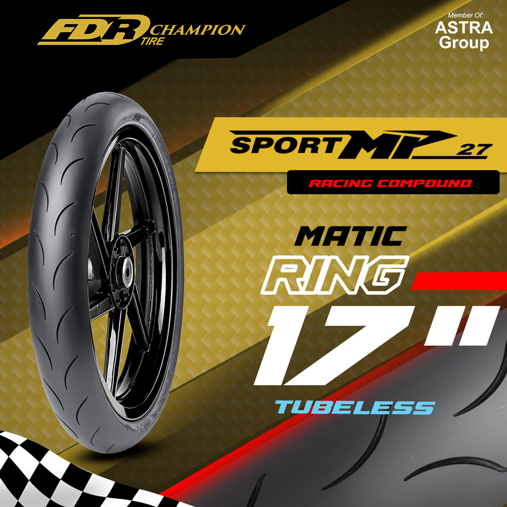 Ban Motor Racing Tubeless FDR SPORT MP-27 Ring 17