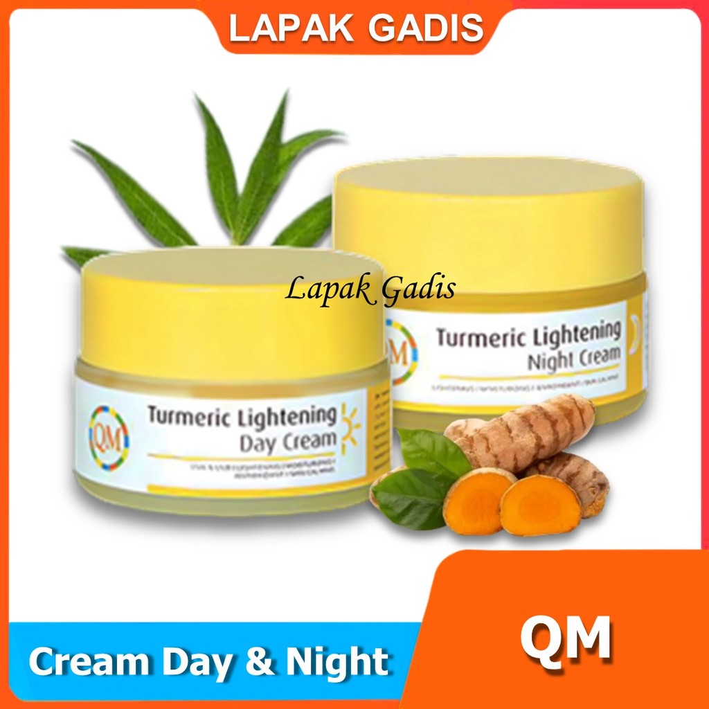 Lapak Gadis | QM Turmeric Lightening Day and Night Cream