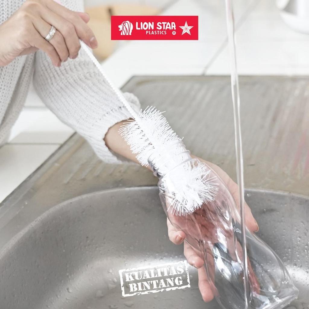 HOMTON Lion Star SK-1 Livina Bottle Brush 161 Sikat Cuci Botol Sikat Pembersih Botol Susu Gelas Term