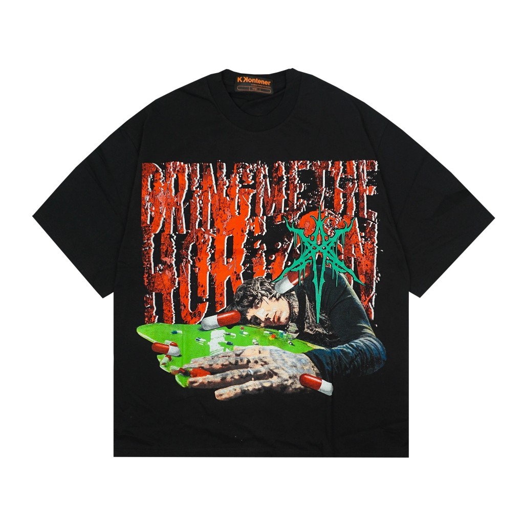 KKONTENER BRING ME THE HORIZON OVERSIZE TSHIRT BLACK Original