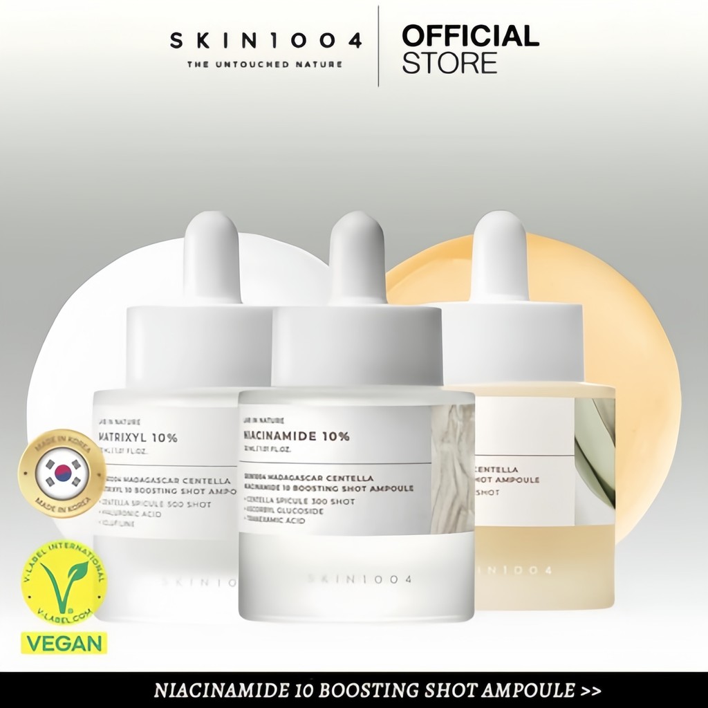 New - SKIN1004 Niacinamide 10 Boosting Shot Ampoule 30 ml/SKIN1004 Madagascar Centella Retinol 0.2 B