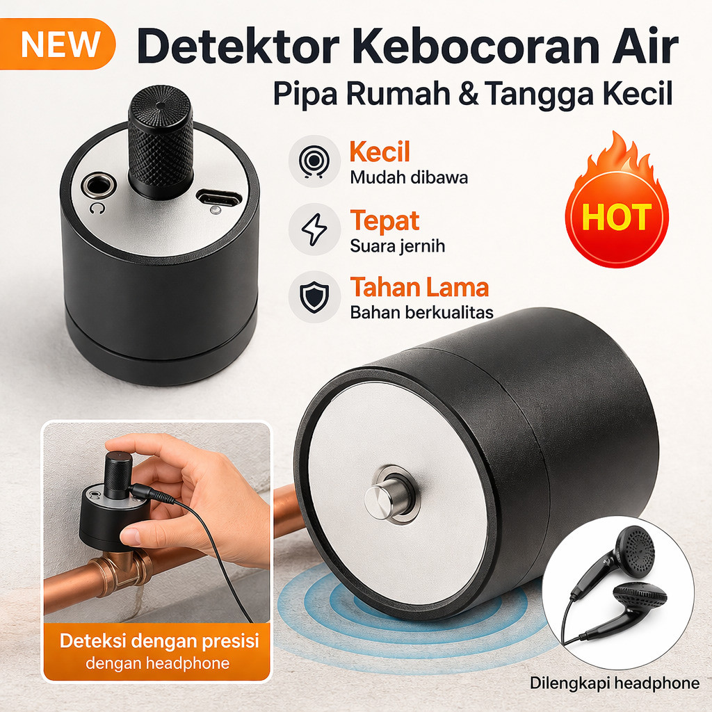 Detektor Kebocoran Pipa / Detector Bocor Pipa  Mini Rumahan/Detector Bocor Pipa Rumahan DT Multifung