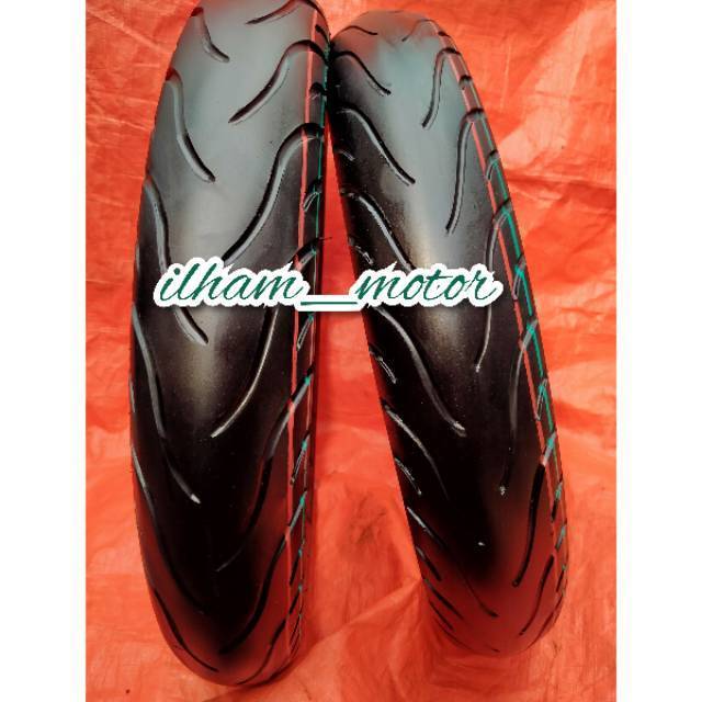 Sepasang ban Michelin 100/80 dan 90/80 ring 17