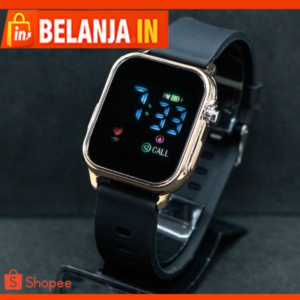 NEW LED WATCH DIGITAL Watch Tali Silicone Terbaru Jam LED SEGI Jam Tangan Cewek Cowok Pria Wanita