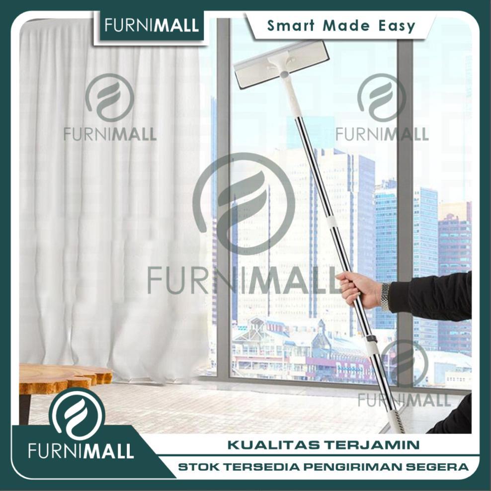 FURNIMALL Wiper Pembersih Kaca Jendela Rumah Tinggi Alat Pel Lantai Ubin Serbaguna Membersihkan Perm