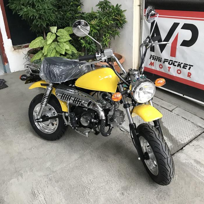 Motor Mini Monkey 125cc Mini Bike Monkey Kuning Kopling