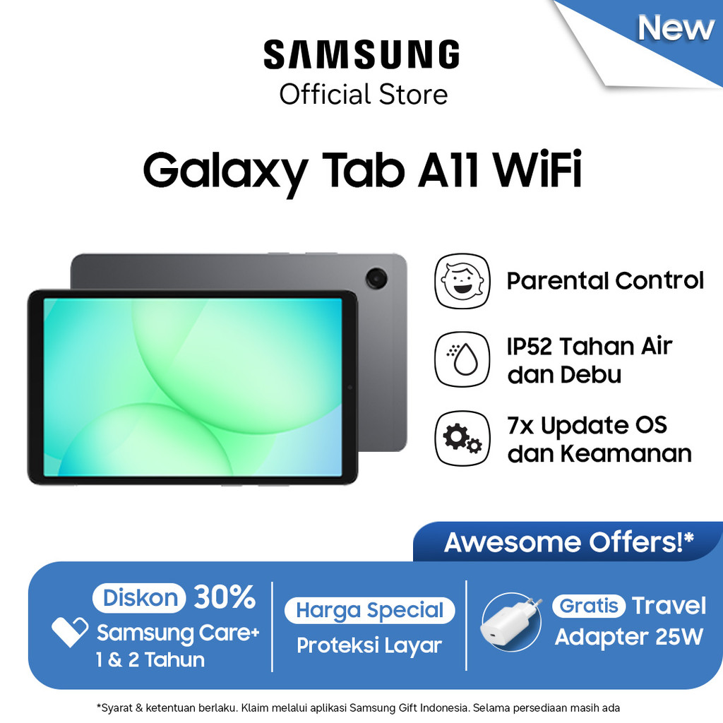 Samsung Galaxy Tab A11 WiFi 4/64GB - Gray