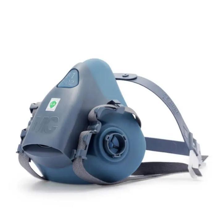 Masker 3M 7502 Respirator Half Facepiece Gas Mask + Cartridge Filter Set - 3M 7502 Only