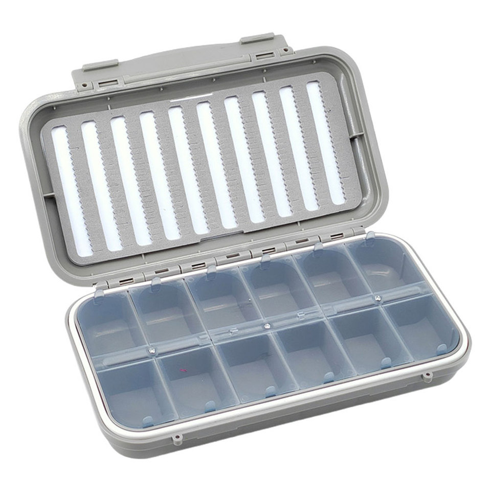 Waterproof Fly Fishing Box Fly Lure Case Containers Fly Fishing Baits Storage Case Storage Organizer