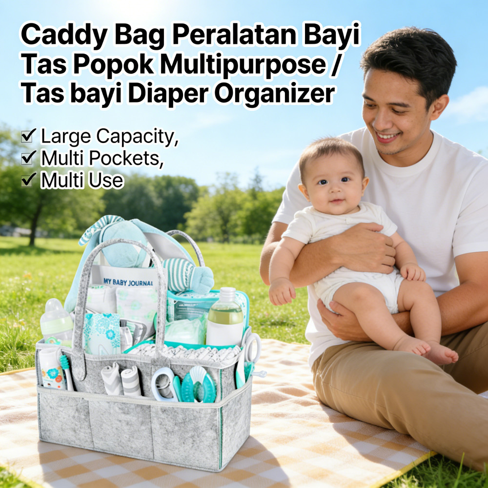 Multipurpose Tas bayi Caddy Bag/ Diaper Organizer/ Caddy Bag/ Diaper bag