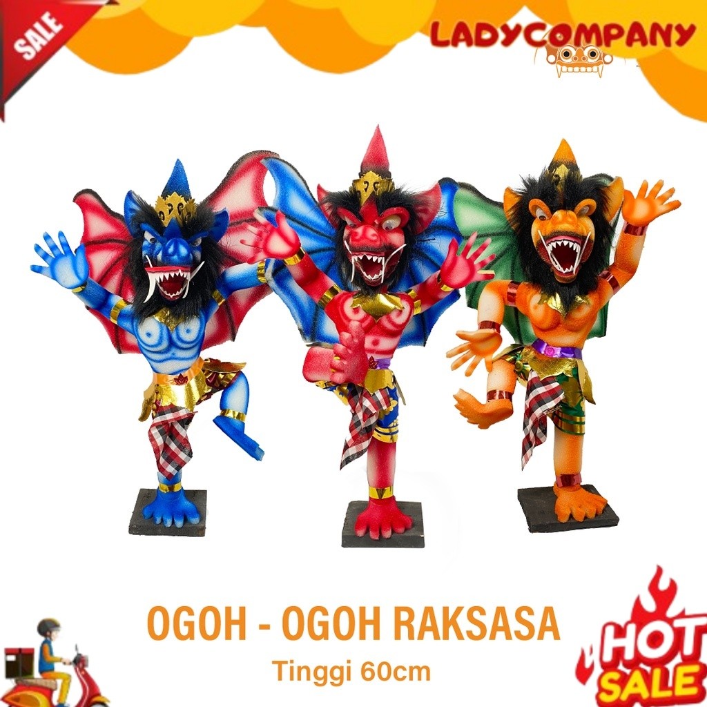 Ogoh Ogoh Raksasa - Ogoh Ogoh Mini - Ogoh Ogoh Spon - Ogoh Ogoh Bali - Mainan Anak - Patung Ogoh Ogo