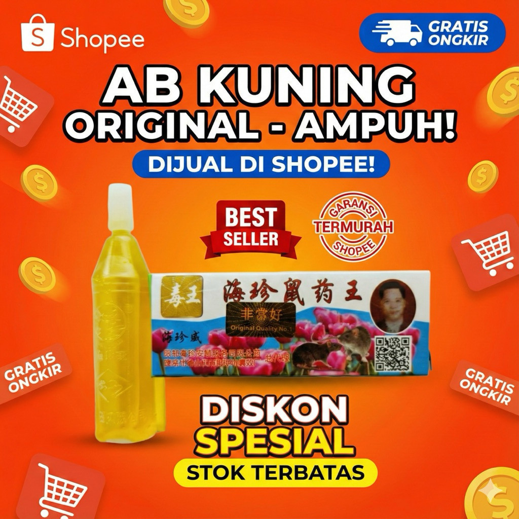 RACUN TIKUS TETES CAIR AB PREMIUM ASLI AMPUH BASMI TIKUS