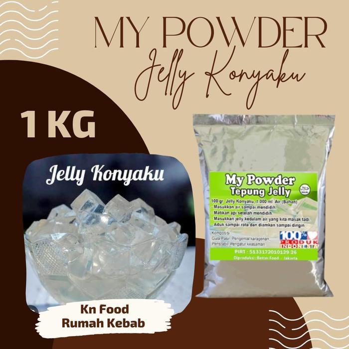 Powder Jelly Konyaku/Bubuk Jelly Konyaku powder 1 kg