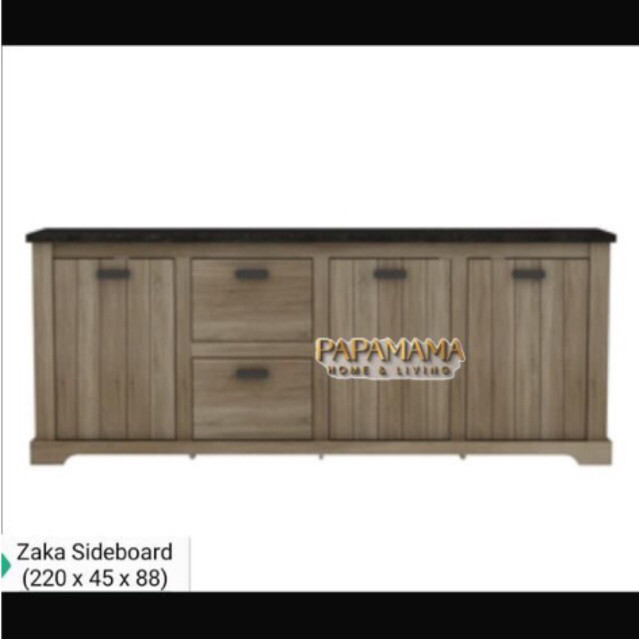 Meja Serbaguna - Buffet Tv - Sideboard Kabinet Kayu Minimalis - Medan