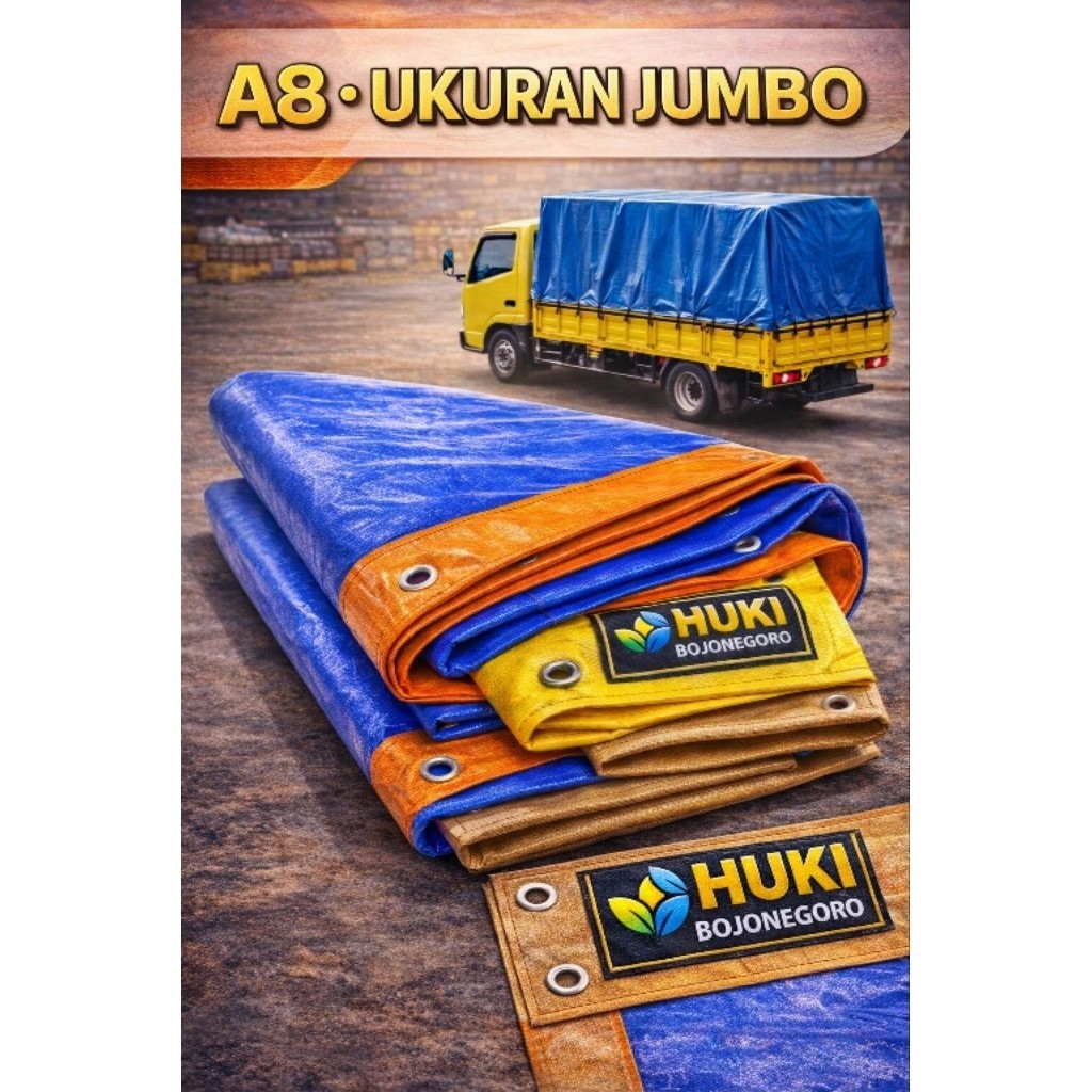 terpal plastik A8 Korea ukuran jumbo terpal lembaran Terpal tenda terpal truk terpal waterproof