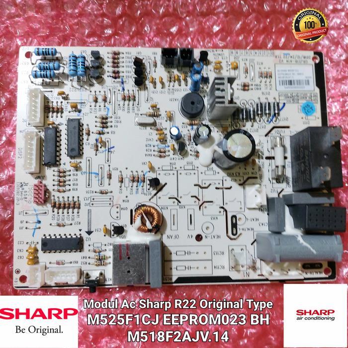 Modul Ac Sharp R22 Original Type M525F1CJ EEPROM023 BH M518F2AJV R22 Spart99