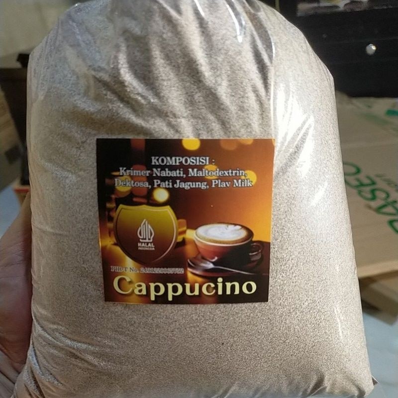 capucino kiloan,capucino bubuk 1kg,capucino cingcau,capucino repack