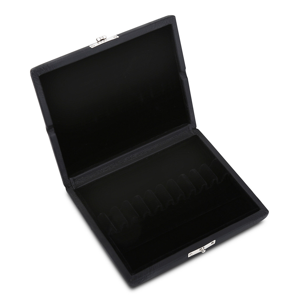 Oboe Accessory Box Oboe Reeds Case Wooden PU Leather Cover Reed Case Holder Storage Box for 1012 Obo