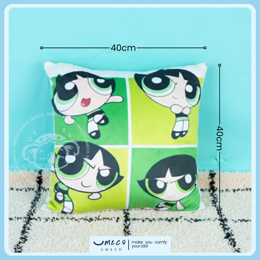 PROMOUMECO - Bantal Sofa Kpop 40 x 40cm | NewJeans Power Puff Girl - U050TERLARIS