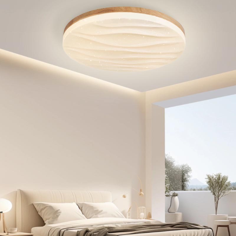 Cahaya_lamp Lampu Hias Kamar Tidur Minimalis  Lampu Kayu  Lampu Led Kamar Lampu Kamar Tidur Aestheti