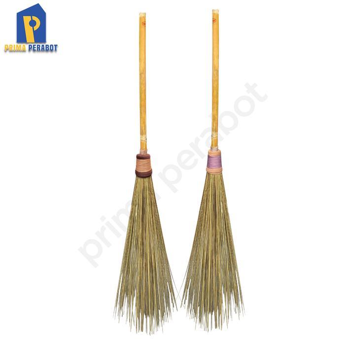 Sapu Lidi Aren Sapu Halaman Gagang Panjang