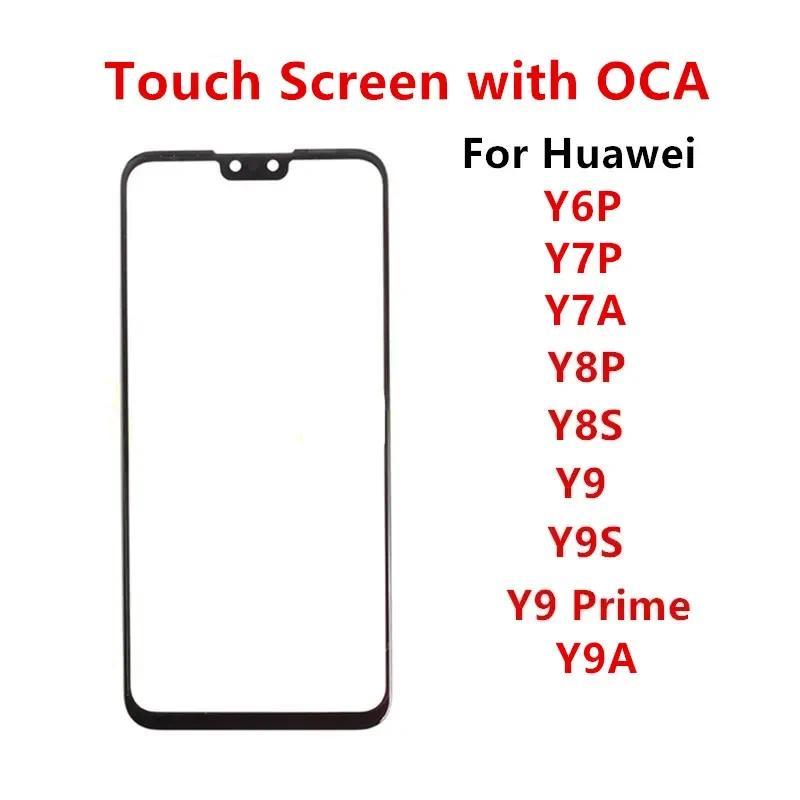 Touch Screen For Huawei Y6P Y7P Y8P 2020 Y8S Y9 Prime Y9S 2019 Y7A Y9A Front Panel LCD splay Out Gla