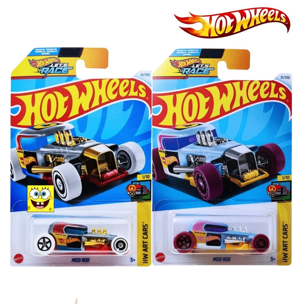 Hot Wheels Mod Rod Biru Silver Hotrod