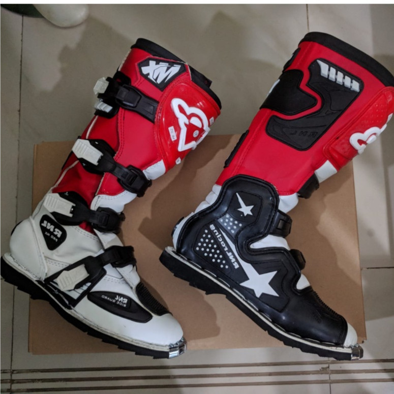 BOOTS TRAIL SEPATU CROSS RNL ORI 4 STRAPS / 4 GESPER ORIGINAL