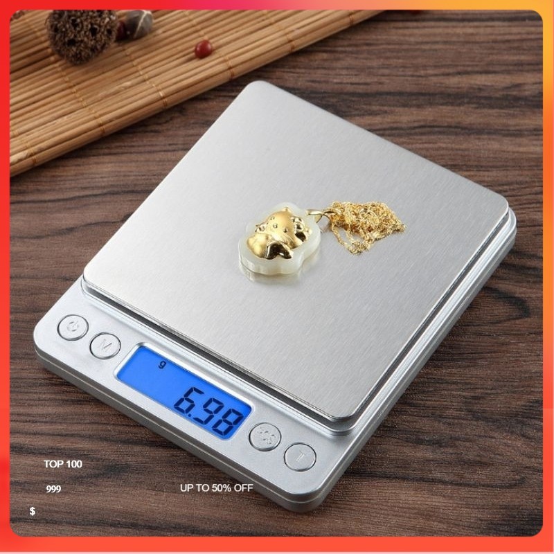 TIMBANGAN EMAS 0.1GRAM/3KG/TIMBANGAN DAPUR DIGITAL