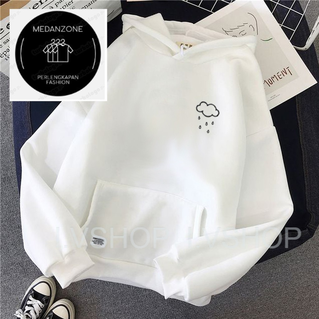 MedanZone - Sweater Polos Hoodie Jumper CLOUD PRIA & WANITA