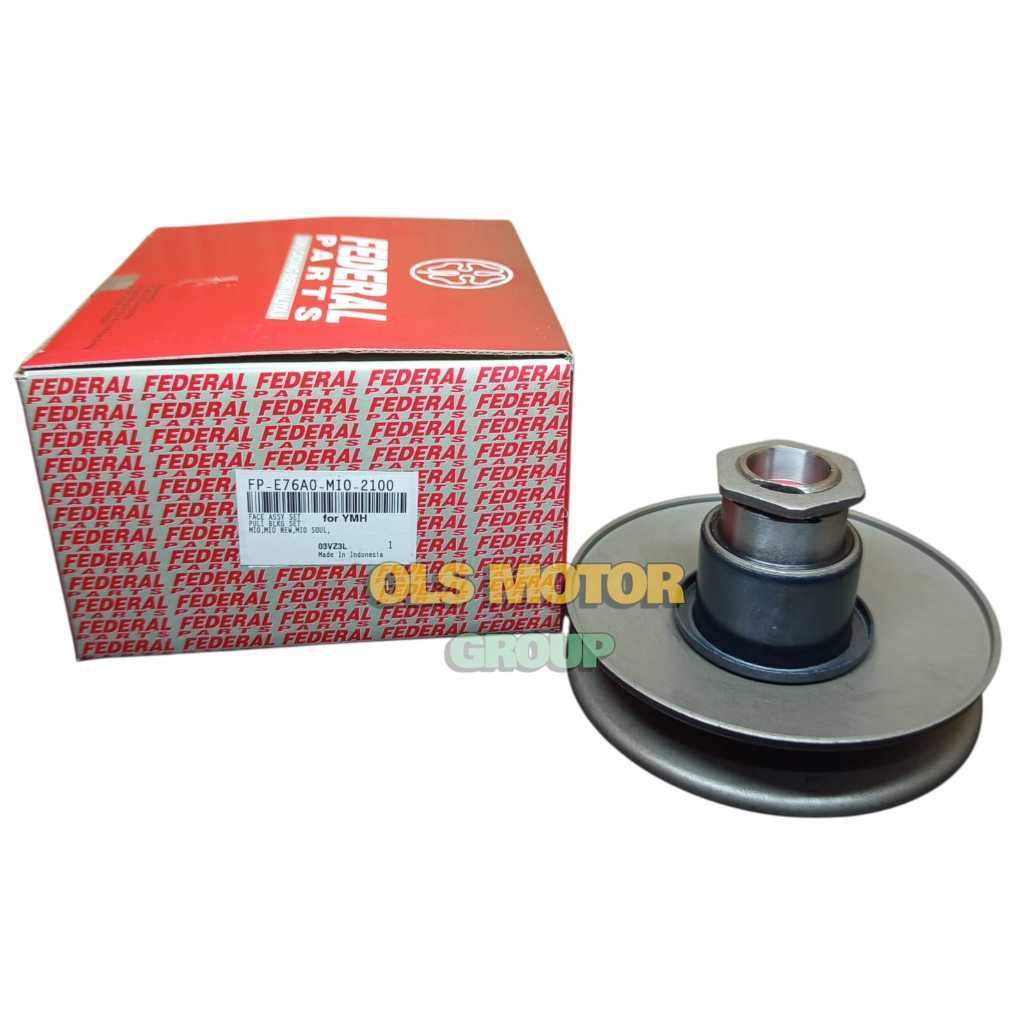 PULLY BELAKANG FEDERAL MIO MIO SPORTY MIO SOUL NOUVO FINO KARBU face set vbelt