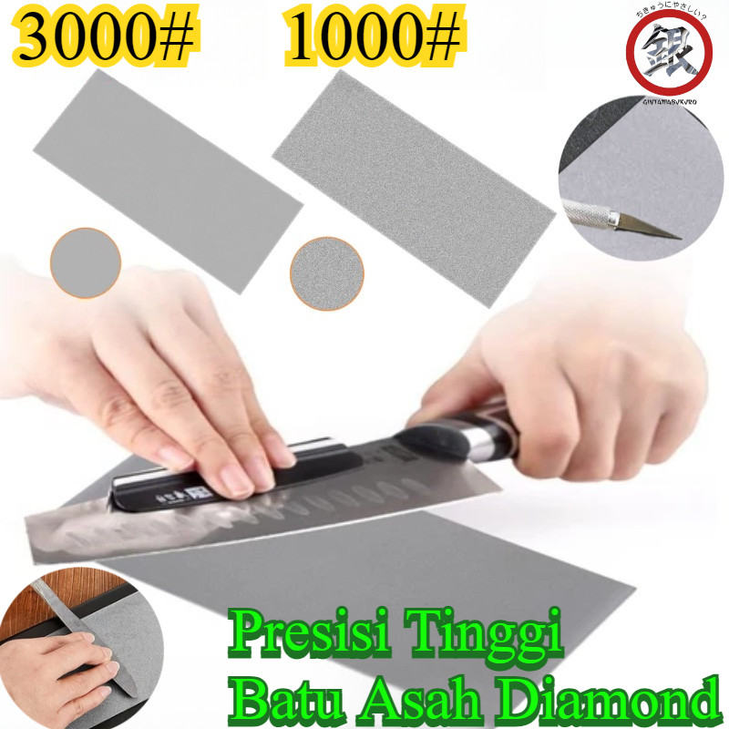 Original 1000#/3000# Presisi Tinggi Batu Asah Diamond/ Sharpening Plate Grinding Blades/ Diamond Sha