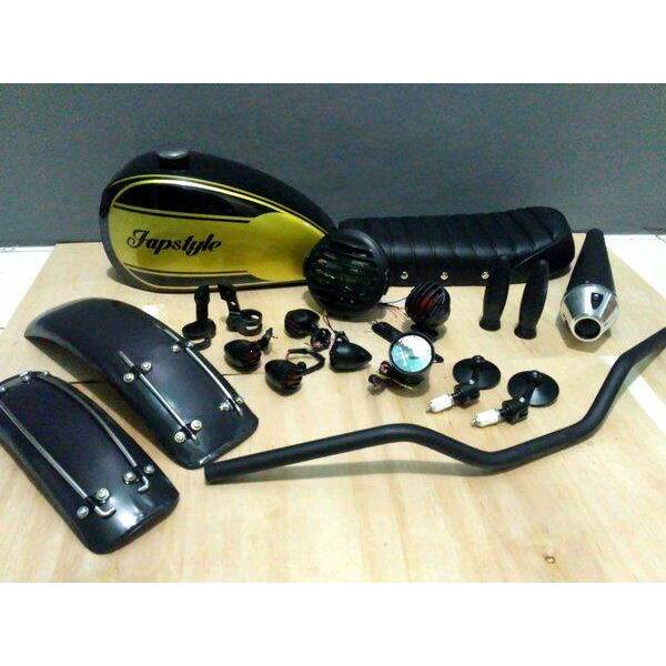 Paket tangki motor Paket Japstyle Murah Motor Custom Japstyle Lengkap Komplit Murah Pnp  CB GL Thund