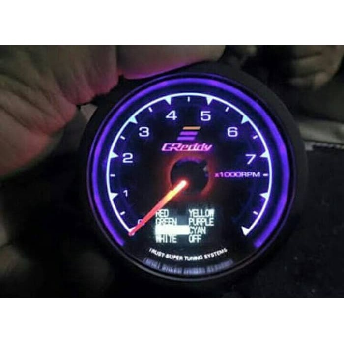 GREDDY TACHOMETER RPM METER / INDIKATOR TACHOMETER GREEDY RPM