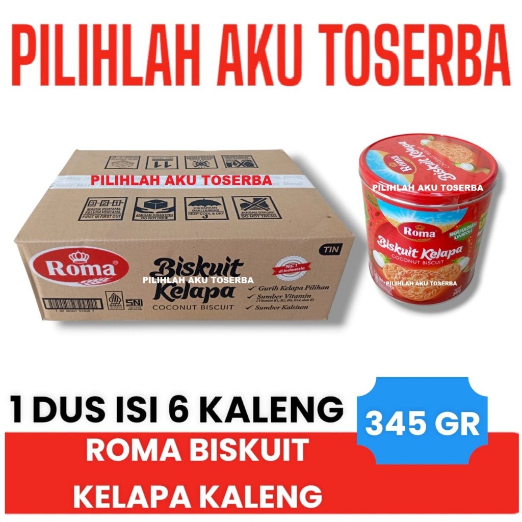 Biskuit Roma KELAPA KALENG - ( HARGA 1 DUS )