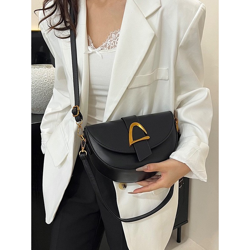 High-Quality Vintage Bag for Women, Fashionable Single Shoulder Crossbody Bag, 2025 Hot-Selling Half